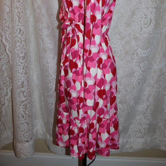 Draper James heart dress tiered hem wrap size small new with tags - Picture 7 of 11